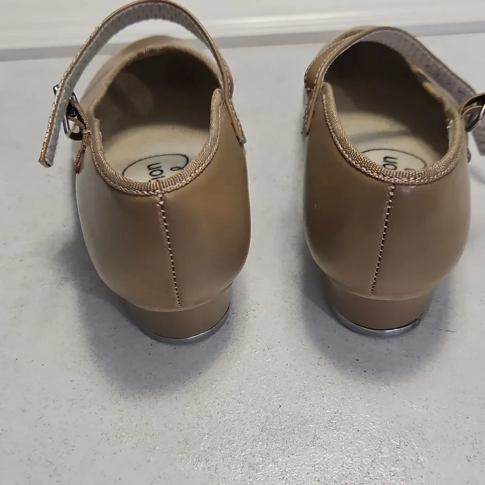Revolution Tan Kids Tap Shoes Size 1M